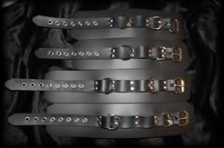Leather wrist ankle restraints